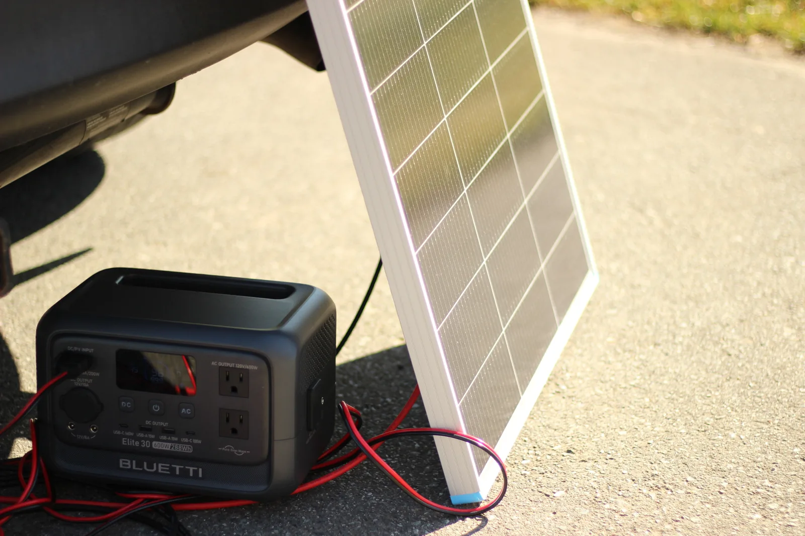 Elite 30 V2 solar deployment context shot