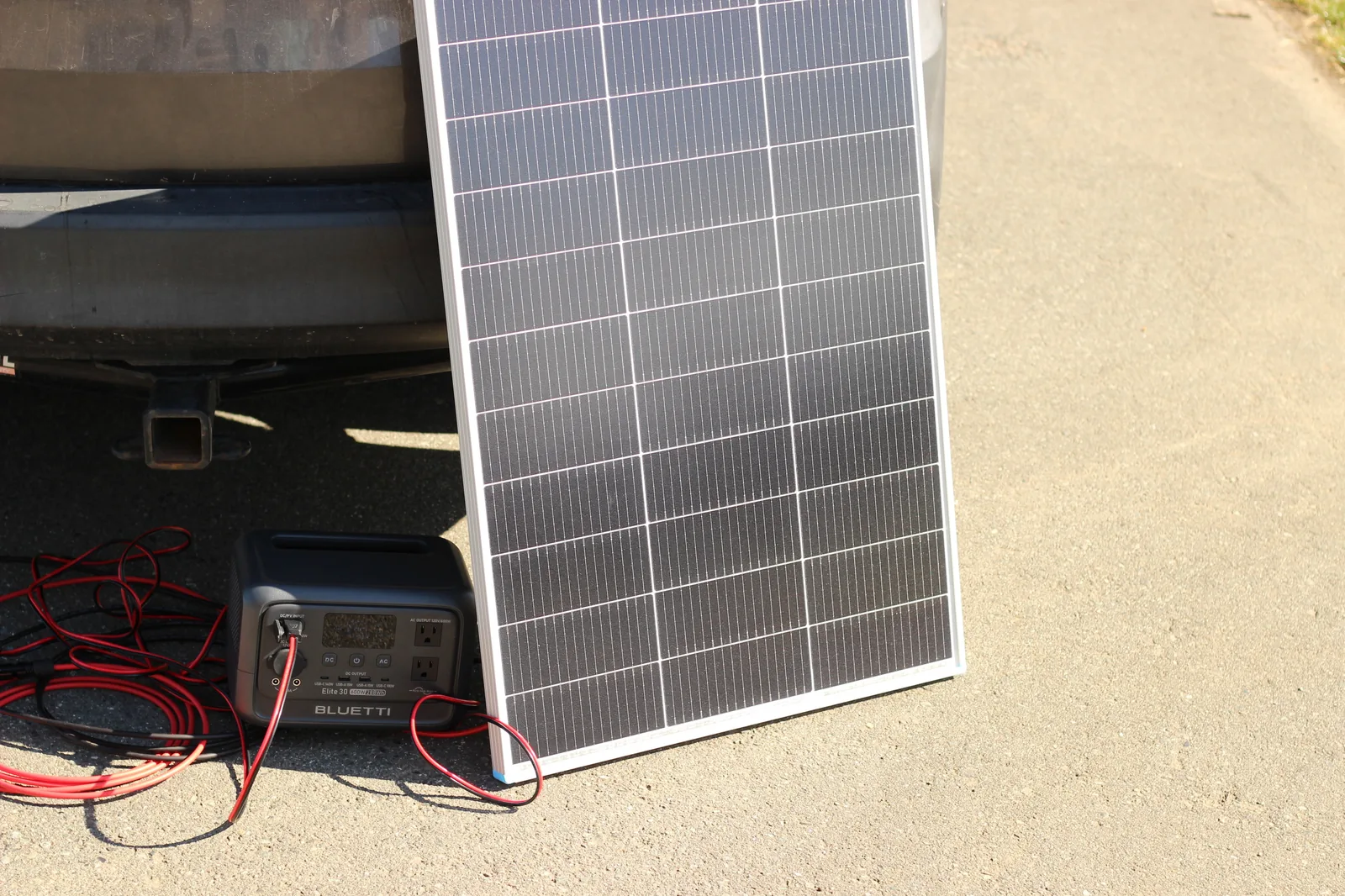 Full vehicle-based solar deployment