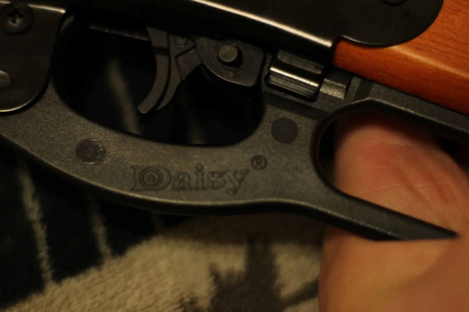 Cocking lever detail