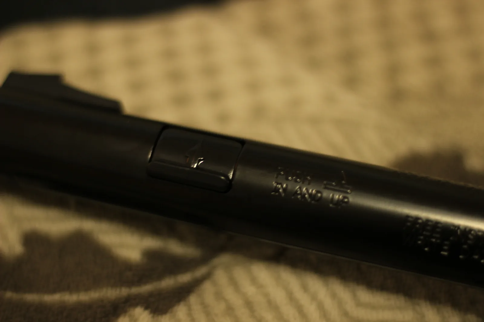 Trigger and crossbolt safety detail