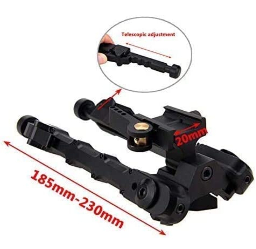 Bipods & Shooting Rests — Tactical Bipod 7.5-9″ Picatinny