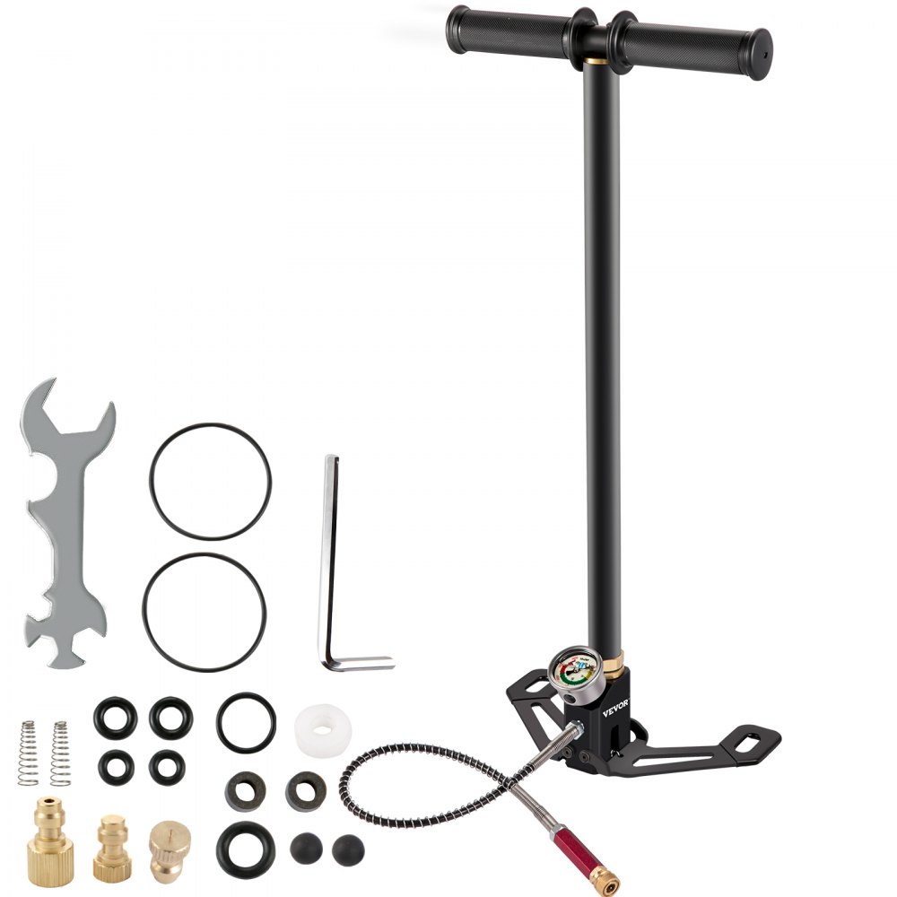 Hand Pumps & Pump Accessories — 3-Stage PCP Hand Pump with Filter (Budget)