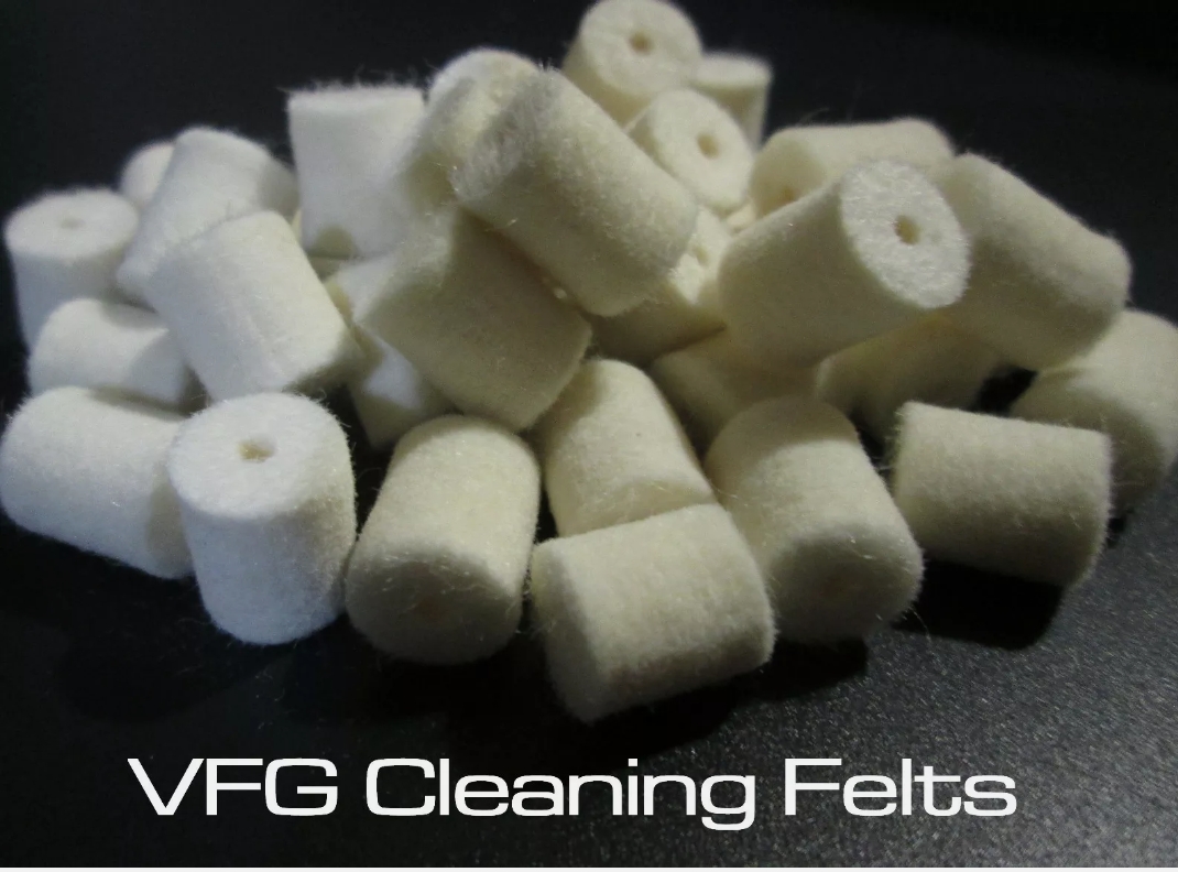 PCP Maintenance & Cleaning Gear — VFG Cleaning Felts for Patchworm Kit (80 count)