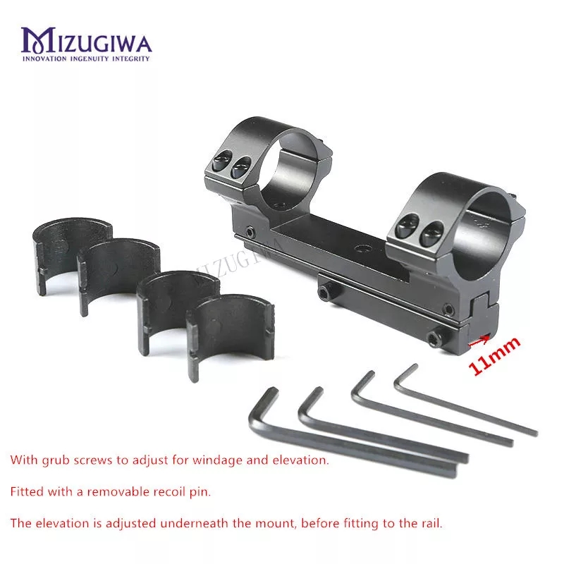 Scope Rings & Mounts — 11mm Dovetail One-Piece Scope Mount 25.4/30mm