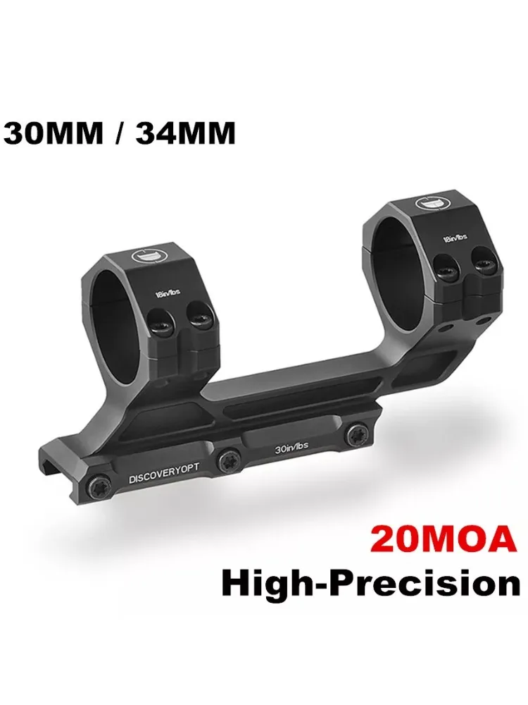 Scope Rings & Mounts — Discovery 20 MOA Tactical 34mm Mount