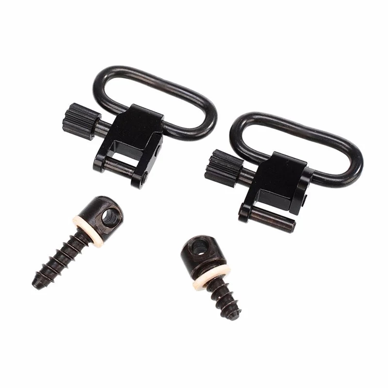 Slings, Cases & Carry — Sling Studs and Swivels (Black, Separate)