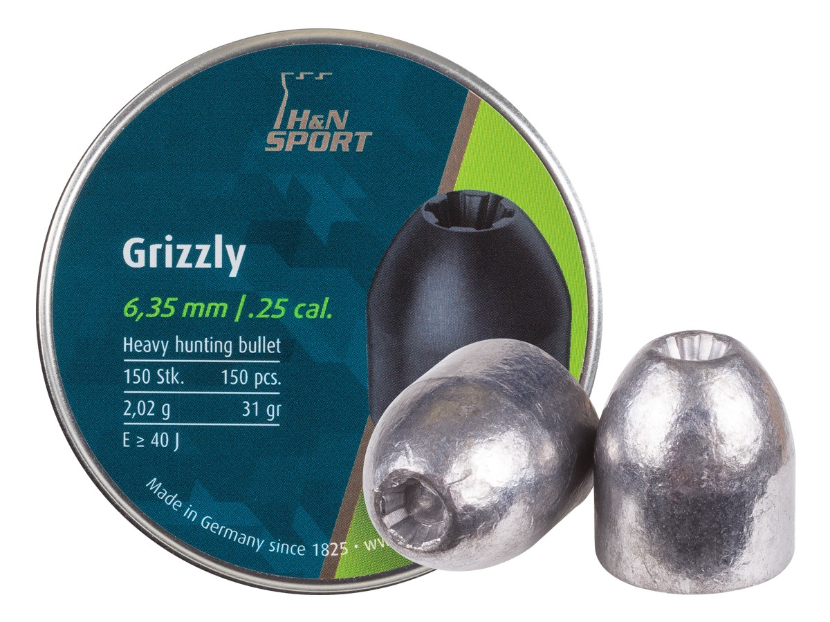 H&N Grizzly .25 Slug — 31gr
