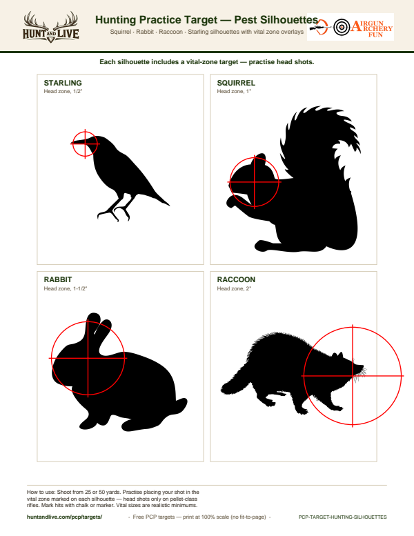 Hunting Practice — Pest Silhouettes