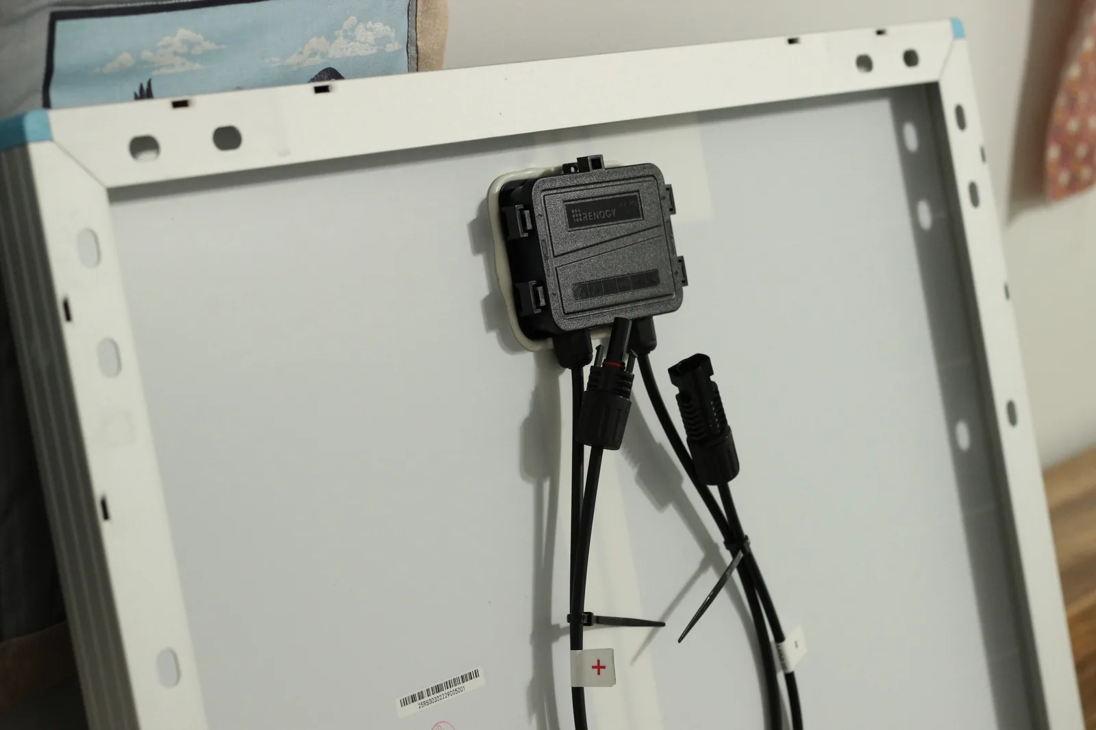 Pre-drilled mounting holes on the back of the panel
