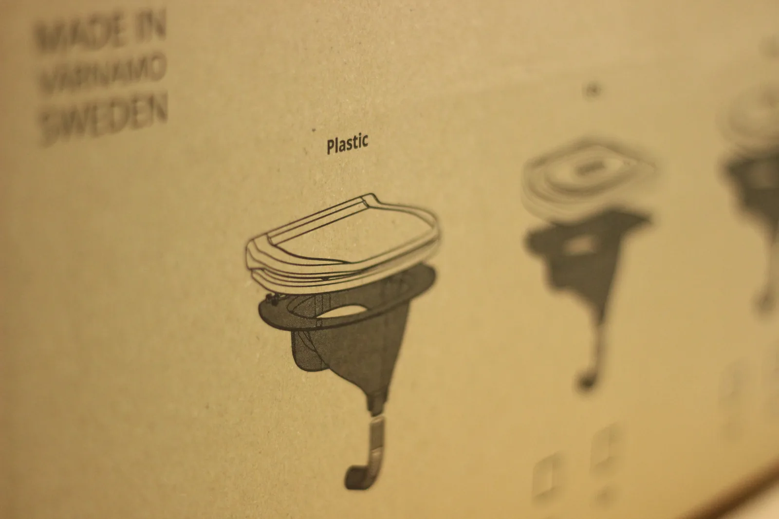 Contents label inside the box