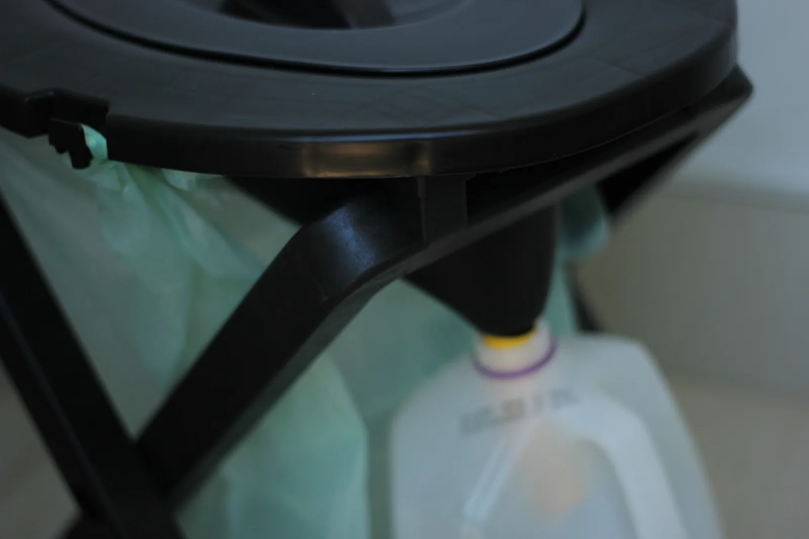 Toilet deployed showing the full context including container